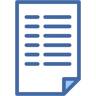 document two color icon