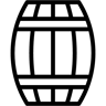 barrel line icon