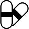 pill duotone icon
