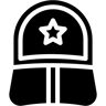 baseball cap filled icon