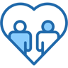 love two color icon