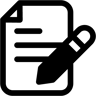 文档 双色调 图标