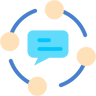 comunicação plano ícone