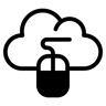 cloud storage duotone icon