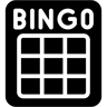 Bingo-Karte gefüllt Icon