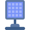 painel solar plano ícone