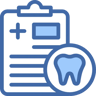 dental record two color icon