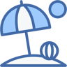 beach two color icon