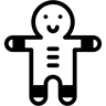 Lebkuchenmann duotone Icon