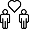 Aşk çizgi simge