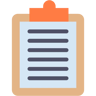 clipboard flat icon