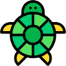 turtle lineal color icon