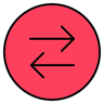 transfer lineal color icon