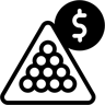 bilhar duotone ícone