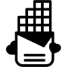 巧克力棒 双色调 图标