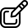 يحرر خط أيقونة