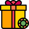 gift lineal color icon