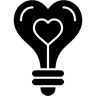 حب مملوءة أيقونة