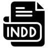 indd file filled icon