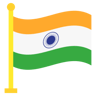 india flag flat icon