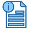 information two color icon