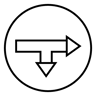 interface ligne icône