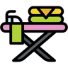ironing board lineal color icon