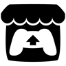 Itchio gefüllt Icon