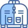 winter jacket two color icon