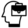 工作 双色调 图标
