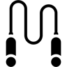 jumping rope filled icon