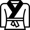 和服 双色调 图标