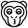 Affe line Icon