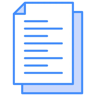 document two color icon