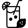 柠檬水 双色调 图标
