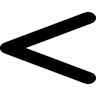 less than symbol filled icon