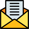 email lineal color icon