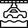 汽车升降机 线条 图标