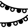 lampu tali duotone ikon
