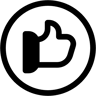 喜欢 双色调 图标