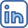 linkedin zwei farben Icon