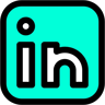 Linkedin lineal-color simge