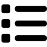 lista relleno icono