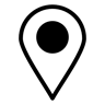 marcador de mapa dúo tono icono