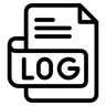 Protokolldatei linie Icon