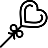 Lutscher linie Icon