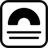 scale duotone icon