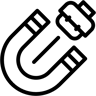 magnet line icon