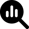 Lupe gefüllt Icon