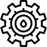 الصيانة الصناعية خط أيقونة